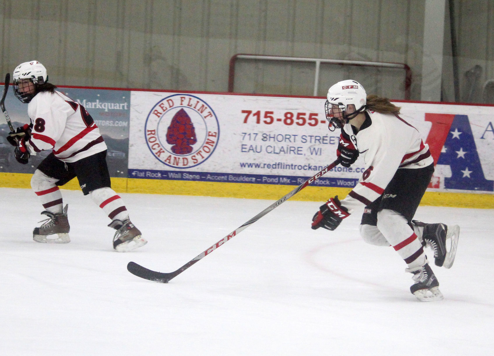 Hudson at Chi-Hi/Menomonie girls hockey 1-10-19